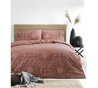 Yard The Linen Parure de lit bohème, Argile Rouge, Double