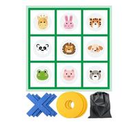 Yard Toss Game, Large Bean Bag Toss, HD Inkjet Cloth Board, Portable Interactive Design, Ideal for Birthday Party Travel Use, 47.24x47.24 inches, Multicolor, 1 Set