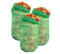 Yard Waste Bags - 3 Piece Drawstring Collector Tote, Small Trash Container,