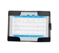 Yardage Housse de protection pour carnet de scorebook de golf pour carte de score, accessoire de sport en cuir PU, étui de protection portable pour les amis, les amoureux, Noir , Voir description