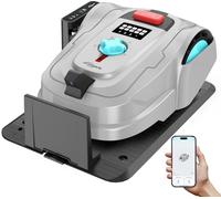 YARDCARE M800Plus Robot tondeuse à gazon sans fil avec navigation visuelle, trajectoire en forme d'arc, contrôle intelligent par application, tondeuse robotique automatique avec évitement d'obstacles