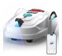 YARDCARE M800Plus Robot Tondeuse sans Fil Périphérique, GPS & Vision IA, 800 m², Tondeuse Robot sans Câble, Mode de Tonte en U, Détection de 150 Obstacles, Recharge Automatique, Contrôle Via App