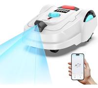YARDCARE M800Plus Robot Tondeuse sans Fil Périphérique, GPS & Vision IA, 800 m², Tondeuse Robot sans Câble, Mode de Tonte en U, Détection de 150 Obstacles, Recharge Automatique, Contrôle Via App