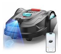 YARDCARE M800Plus Robot Tondeuse sans Fil Périphérique,Positionnement GPS + 3D Vision, Tondeuse Robot sans Câble,800 m²,Mode de Tonte en U,Recharge Automatique, App,Détection de 150 Obstacles