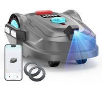 YARDCARE M800Plus Robot Tondeuse sans Fil Périphérique,Positionnement GPS + 3D Vision, Tondeuse Robot sans Câble,800 m²,Mode de Tonte en U,Recharge Automatique, App,Détection de 150 Obstacles