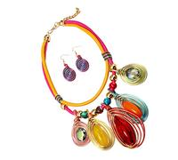 Yardenfun 1 Ensemble De Boucles D'Oreilles Colliers Pour Femmes Bijoux Fantaisie Pour Femmes Boucles D'Oreilles Pendantes Pour Femmes Bijoux Pour Femmes