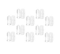 Yardenfun 10 ensembles Brosse à Dents Garçon Fille Silicone Douce Double Face avec Massages Kit de Nettoyage Dents et Langue pour Tout-petits Kit Hygiène Infantile avec Étui Transparent