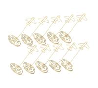 Yardenfun 10 Pièces Airplane Display Stand Photo Holders Compact Tabletop Card Clips For Centerpieces Weddings Parties Home And Office Decor