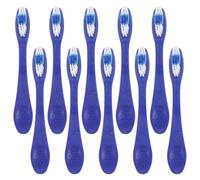 Yardenfun 10 pièces Brosse à Dents Courte Anti-automutilation Poils Souples Manche Sécurisé Brosse Dent de Voyage Portable pour Établissements de Santé