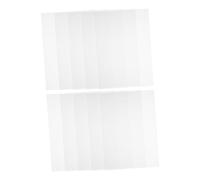 Yardenfun 10 Pièces Lot de PVC Transparentes Effet Mat Semi Transparent Haute pour Cadres Photo Protection et