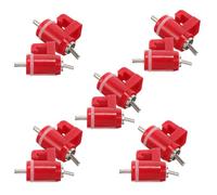 Yardenfun 10 pièces Mamelons Eau Automatiques pour Poulets Résistants et Faciles à Nettoyer Buveurs Volaille pour Abreuvoirs Remplacement Pratique pour Ferme