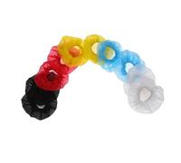 Yardenfun 100 pièces Housses de Microphone Jetables Non Tissées Protection Hygiénique Couvre Micro Polyvalent pour Ktv Enregistrements Karaoké Lot Blanc Noir Bleu Rouge Jaune