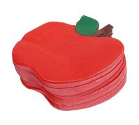 Yardenfun 100 Pièces Serviettes Papier Rouge Pomme Décorations et Fournitures de Fête Rentrée Scolaire Serviettes Jetables pour École Maternelle Primaire et Classe Accessoires pour