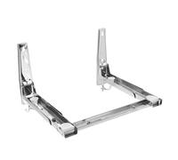 Yardenfun 100lbs Support Mural Pour Micro-ondes Charge Maximale Acier Inoxydable Bras Réglables Étagère Pliante Kit De Montage Sous Armoire