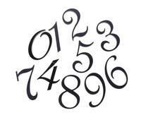 Yardenfun 10pièces Numéros De Maison Autocollants Pour Porte Entrée Numéros Adresse Adhésifs Pour Appartement Et Hôtel Facile à Installer
