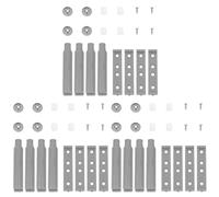 Yardenfun 12 Ensembles Poussoir De Porte De Placard Loquets Tactiles Robustes Loquet De Porte à Dégagement Par Poussée Serrure De Porte Magnétique Loquets à Ressort Pousser Magnétique Abdos