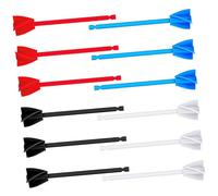 Yardenfun 12 pièces Accessoires de Mélangeur pour Perceuse Mélangeur Époxy Résine Bâtons Agitateur Peinture Compact pour Liquides Fins et Épais