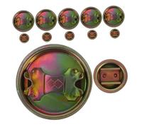 Yardenfun 12 pièces Couvercles de Bouchon de Fût pour Huile Joint Étanche Antifuite Accessoires de Remplacement pour Bouchon de Tambour et Jerrican Résistants Corrosion