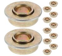 Yardenfun 12 Pièces Kit de Roulements Acier pour Fourche de Fauteuil Roulant Palier Tournant Robuste Accessoires pour Roues Frontales de Fauteuils Roulants Scooters et Déambulateurs