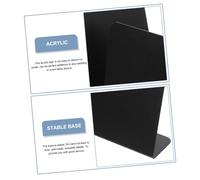 Yardenfun 12 Pièces Mini Ardoises de Table Réutilisables Mini Tableaux Noirs pour Étiquettes Alimentaires Décorations Mariage et Buffet Tableaux Mémo Compacts pour Messages et Numéros de
