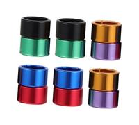 Yardenfun 12pièces Anneaux De Pattes pour Pigeon Poulet Caille à Clipser pour Identification des Oiseaux Lot de Bagues De Pied