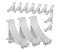 Yardenfun 12pièces Clips De Support Pour Étagère De Congélateur Lot De Installation Facile Résistant Et Adapté Pour Réfrigérateurs Standards Organisateur De Compartiment
