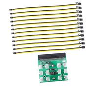 Yardenfun 1ensemble Adaptateur Alimentation Gpu Mining Carte Extension pour Alimentation Stable Graphiques Accessoire Pratique pour Rig De Facile à Installer