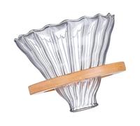 Yardenfun 1ensemble Cafetière à Main Borosilicaté Avec Filtre Durable Pour Préparation De Café à Domicile