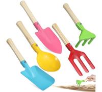 Yardenfun 1Ensemble Colorées pour Garçon Fille Kit de Jardinage Multi Fonctionnel Portable pour Creuser Châteaux Eau