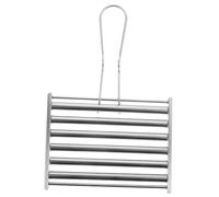 Yardenfun 1Ensemble Saucisses Inoxydable pour Barbecue Support à Griller Portable pour Camping et Ustensiles de Barbecue Pratiques et Faciles