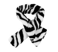 Yardenfun 1pièce Écharpe Fausse à Rayures Zèbre Pour Automne Et Hiver Écharpe Réchauffante Pratique Pour Cou Style Élégant Et Confortable