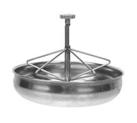 Yardenfun 1pièce Récipient Alimentation pour Porcelets Acier Inoxydable Bol De Nourriture pour Cochons Équipement Élevage Design Unique avec Quatre Positions Alimentaires Résistant Eau