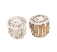 Yardenfun 2 Ensembles Lot de Matériaux Doux Jute pour Nid Doiseaux Litière Naturelle et Confortable pour Petits Oiseaux Facile à Nettoyer et Remplacer pour Perruches et Pinsons Cage