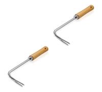 Yardenfun 2 Outils De Désherbage Outils De Jardinage Arrachement Manuel De l'herbe Enlèvement des Bordures Désherbage Manuel Outils De Pelouse Desserrage des Plantes Outil De