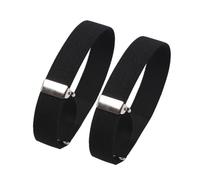 Yardenfun 2 Paires de Brassards Élastiques Réutilisables Facile à Assortir Bandoulière Élastique en Polyester et Caoutchouc pour Manches de Chemise pour Usage Quotidien