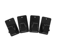 Yardenfun 2 Paires Supports Adhésifs pour Tringle à Rideaux sans Perçage Clips Robustes pour Barre de Penderie et Séchage Installation sans Dommage Ajustement Rapide et Charge Lourde Lot