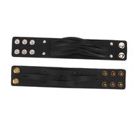 Yardenfun 2 Pièces Bracelets Punk Cuir PU Large et Réglables pour Hommes Style Vintage avec Clous Accessoire pour Tenues Décontractées et