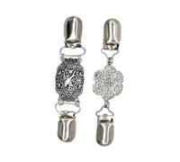 Yardenfun 2 Pièces Broche Vintage Épingle à Écharpe pour Accessoires de Mode Simple