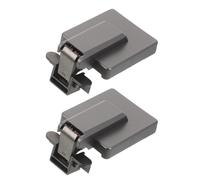 Yardenfun 2 Pièces Charnières Hydrauliques Ultra-Fines à Fermeture Douce, 2 Pièces pour Portes D’Armoire en Aluminium, Charnières Invisibles Amorties pour Meubles Cuisine et Rangement