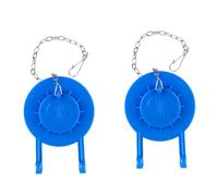 Yardenfun 2 pièces Clapet PVC pour Chasse Eau de Toilettes Joint Étanche Accessoire Salle de Bain Lot de Facile à Installer Compatible Réservoir Standard