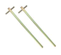 Yardenfun 2 pièces Clé Porte Ascenseur Spéciale Longue avec Poignée Triangulaire Étendue Clé Triangle Robuste pour Portes Hall Ascenseur Adaptée Aux Ingénieurs et Propriétaires