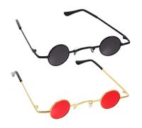 Yardenfun 2 pièces de Soleil Rondes Vintage Petite Style Hippie pour Fêtes et Événements Festifs