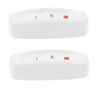 Yardenfun 2 pièces Interrupteur à Bouton Poussoir Vintage avec Témoin Lumineux Lot de Interrupteurs à Pince pour Lampe de Chevet Lampe de Table Compatible Éclairage et Appareils Électriques