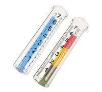 Yardenfun 2 Pièces Lot de Pluviomètres Verre Borosilicate pour Jardin Tube Transparent avec Échelle Précise Outil de Mesure de Pluie Résistant Aux Températures Extrêmes Installation Facile