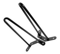 Yardenfun 2 pièces Pied de Table Lot de Jambes Épingles Robustes pour Table Basse Bureau et Meuble Finition Noire Anti-Rouille