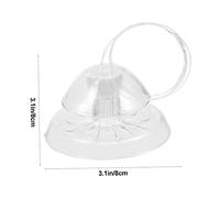 Yardenfun 2 Pièces Piège à Escargots Aquarium Plastique Transparent Accessoire pour Aquarium Plantes Facile à Nettoyer Utiliser Blanche Évite la Pollution de Eau