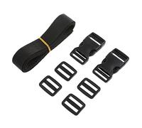 Yardenfun 2 Pièces sangle bracelets sécurisé Bretelles élastique trépied de golf remplacement chariot de golf sacs chariot de clé Tissé accessoires de Polypropylène Noir