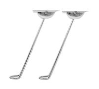 Yardenfun 2 pièces Table Métal Pliables Épingles Réglables Fer Antirouille pour Meubles DIY Adaptés Table Basse Bureau Appoint