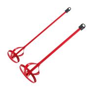 Yardenfun 2 pièces Tige Mélangeuse Peinture pour Perceuse Accessoire Portable Multifonction pour Enduit Ciment et Peinture Outil de Mélange Rapide et Facile à Installer