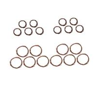 Yardenfun 20 Pièces Rotin Naturel Formes de Guirlande Artisanales pour Décoration DIY Mariage Porte Entrée et Anneaux Tressés Résistants et Polyvalents